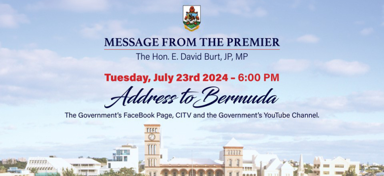 Premier's Address to Bermuda 