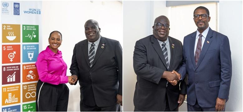 UN Visit with Min Furbert and Weeks